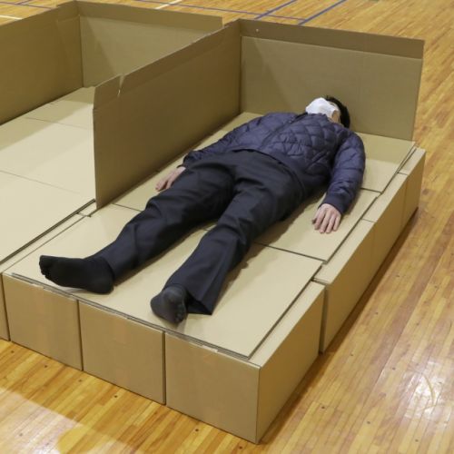 giường bìa carton aasu danboru rất bền giường bìa carton aasu danboru rất bền